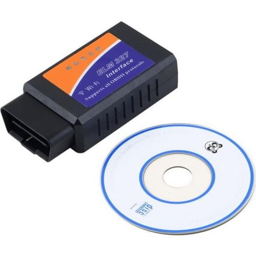 ELM327 WIFI OBD2 / OBDII Auto Diagnostic Scanner Tool ELM 327 WiFi interface scan Tool for smart phone PC hot selling