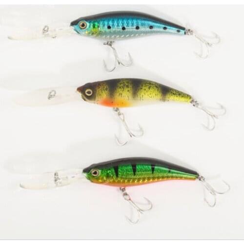 Eupheng 3pcs a lot Crankbaits hard fishing lure 2.95in 0.406oz deep water lure