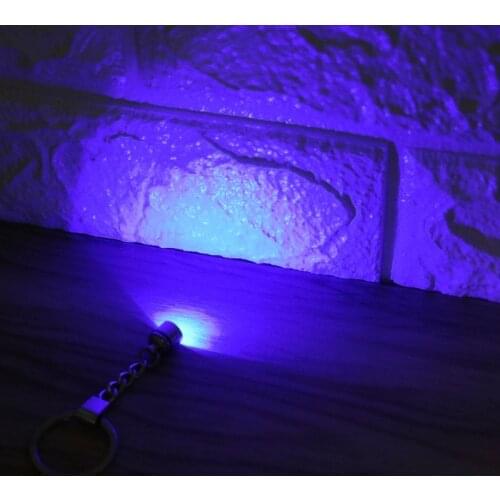 Crystal Key Chain LED Light Keychain Luminated Keyring Pendant DIY Resin Epoxy Accessories for Jewelry Making