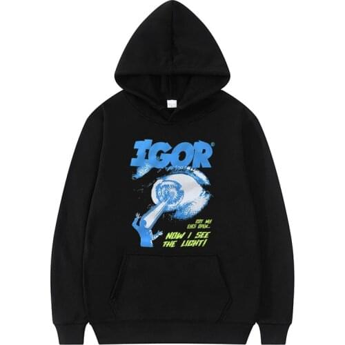 Golf Wang Igor Tyler The Creator Rapper Hip Hop Music Black Hoodie Fleece Cotton Hoodies Fashion Loose Men Women Sweatshirt Tops