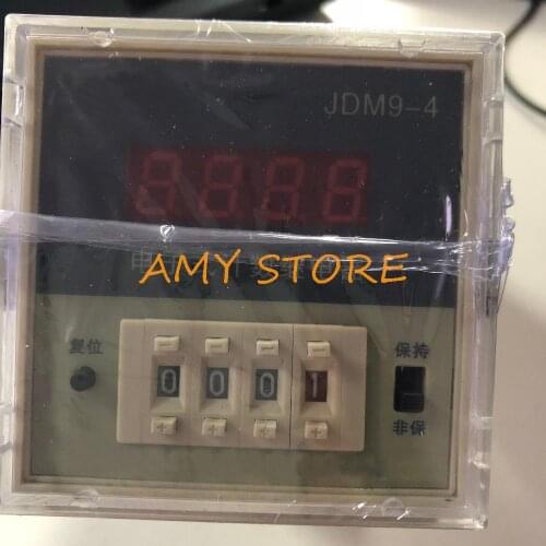JDM9-4 AC 220V Preset 1-9999 Count Up Programmable Digital Counter Relay