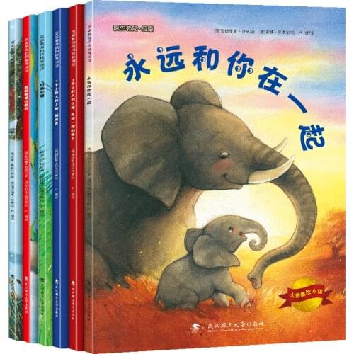6pcs/Set Books Early Education Emotional Management and Character Cultivation Bedtime story book for children kids gift libros