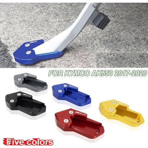 Motorcycle For KYMCO AK550 AK 550 2017-2020 ​Modified Side Stand Pad Enlarger & Kickstand Side Auxiliary