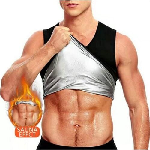 Men Neoprene Shapewear Vest Sauna Thermo Sweat Tank Tops Body Shaper Slimming Corset Underwear Compression Shirt Waist Trainer