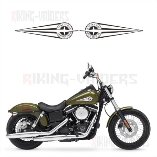 Cross Star Stickers Vinyl Sticker Decal For Harley Dyna Street Bob