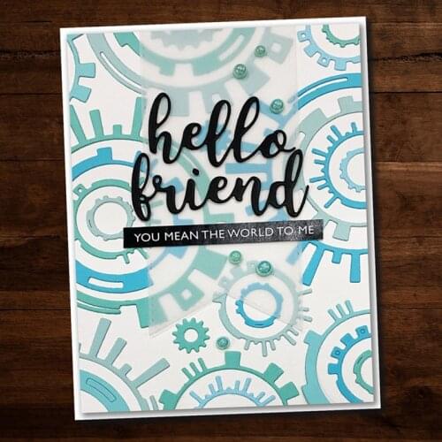 Panalisacraft Circel Wheel Gear Metal Cutting Dies And Stamps cut die scrapbooking Album Paper Card Craft Embossing Decoration