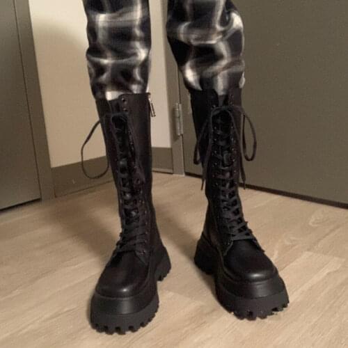 Sexy High Boots Knee-high Pu Boots High Heels For Women Fashion Shoes 2021 Spring Autumn Booties Female