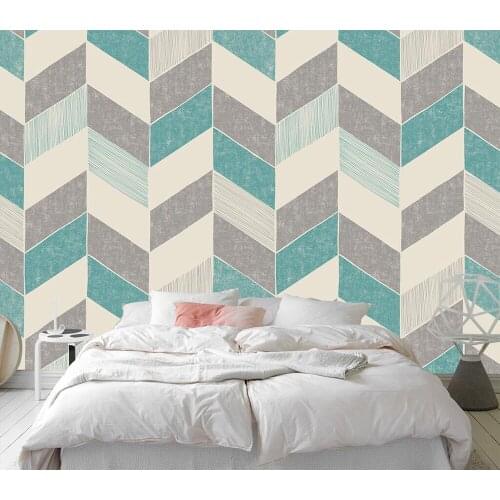 Custom wallpaper Simple small and fresh sitting room bedroom background wall