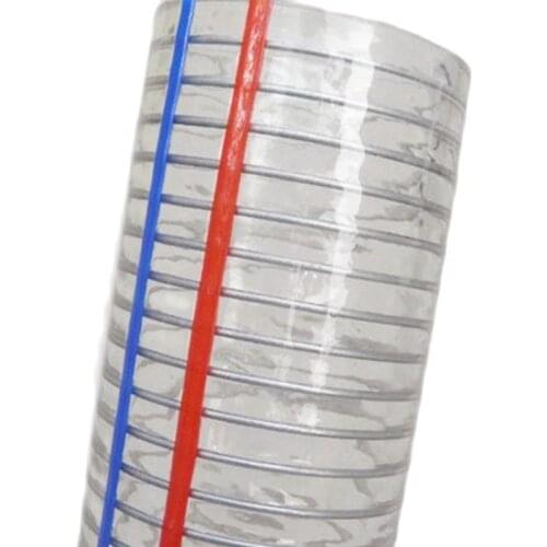 PVC steel pipe transparent steel pipe plastic pipe pvc steel hose nontoxic antifreeze transparent