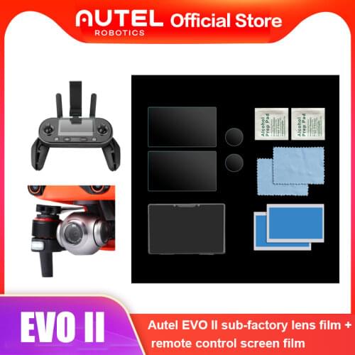 Ultra-thin Lens Film Remote Controller Tempered Glass Screen Film Protector for Autel Robotics EVO II 8K Drone Accessories Ultra