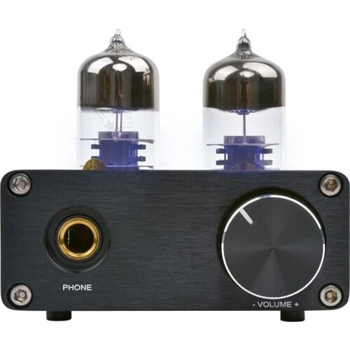 AIYIMA Headphones Amplifier Audio Preamp 6J9 Tube Amp USB Decoding Preamplifier Earphone Sound Amplificador