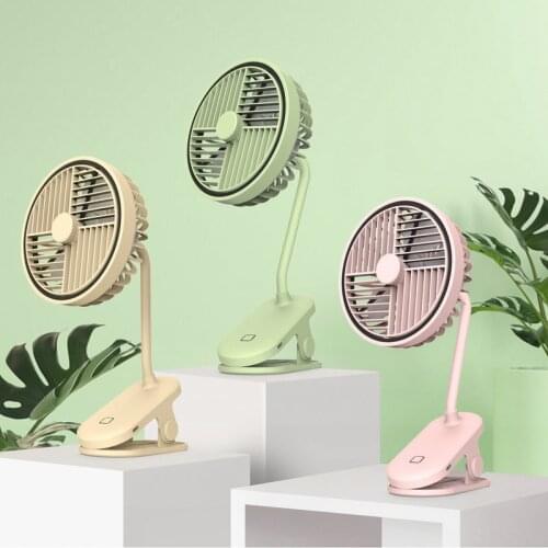 3 Speed Clip Electric Fan Desktop Fan Household Small Fan Portable Mini Fan Stroller Clip Fan
