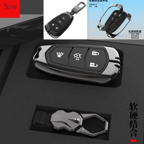 High-Quality Aluminium Alloy Car Smart Key Case Cover for Cadillac XT5 XTS XT4 ATSL CT6 XT6 CT4 Car Accessories