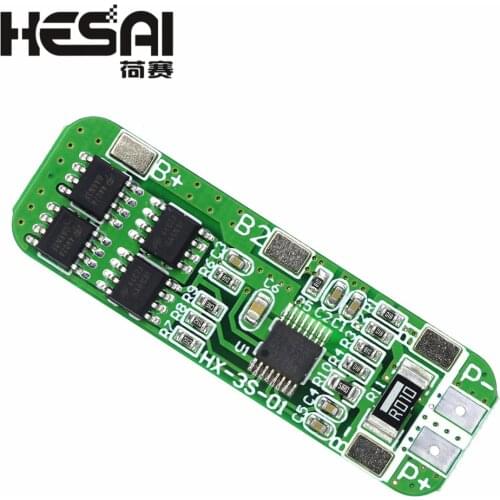 3S 6A Li-ion 12V 18650 BMS PCM Battery Protection Board BMS PCM for Li-ion Lipo Battery Cell Pack