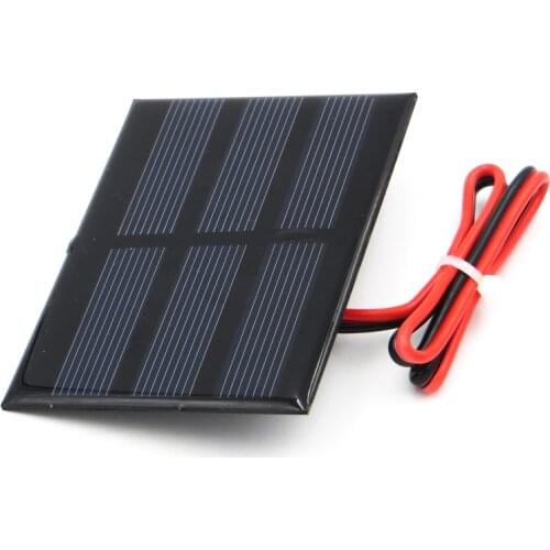 1.5 V 0.65W 430mA extend wire Solar Panel Polycrystalline Silicon DIY Battery Charger Small Mini Solar Cell cable toy 1.5V