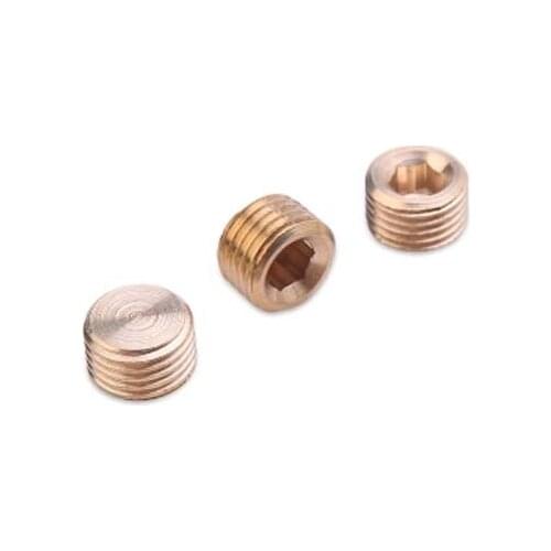 1PC 1/8" 1/4" 3/8" 1/2" 3/4" Male Thread Inner Hex Head Pipe Plugs Socket Pneumatic Fittings