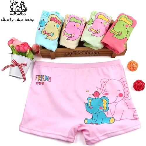 5Pcs/pack Girls Childrens Underwear for Kids Cartoon Shorts Soft Cotton Underpants Childrens Boxer Underwear Kids Girl Clothes