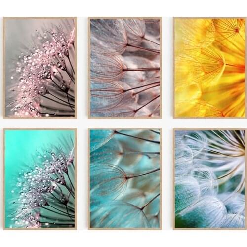 5D Diamond Painting Dandelion Dew Poster Plant Figure Diamond Embroidery Cross stitch kits Diamond Mosaic Home Decor Mystery Box