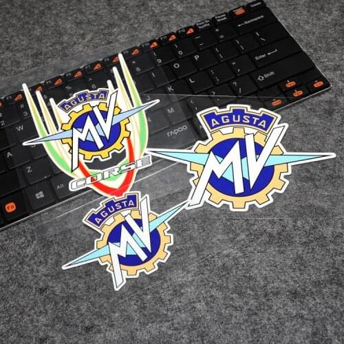 Car Styling Vinyl Motorbike Bicycle Helmet Truck Auto Window Tank Sticker Decals for F3 F4 Brutale Italy MV Agusta Corse