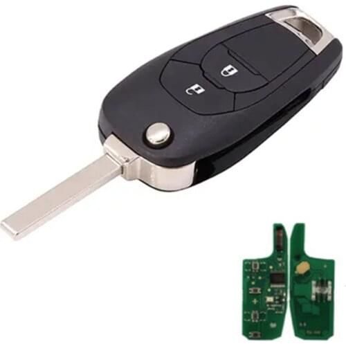 Car remote key 2/3/4 button remote key 315mhz/434mhz PCF7941E / HITAG 2 / 46 CHIP / HU100 for Chevrolet car key