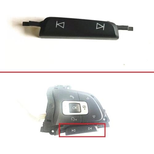 READXT Car Steering wheel multifunctional decorative control Option Message up and down button Switch Key For VW Golf 7 MK7 VII