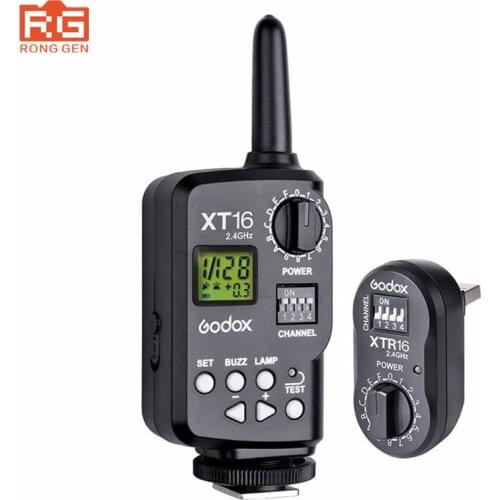 Godox XT-16 XT16 2.4G Wireless Strobe Flash Trigger for X1C X1N XT-16 Transmitter Trigger Wistro AD360/DE/QT/DP/QS/GS/GT Series