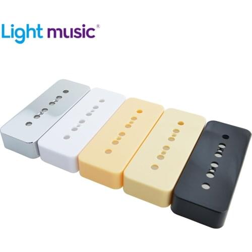 P90 Soapbar Pickup Cover Black White Silver Cream 50mm and 52mm Pole Spacings for LP Guitar A Set