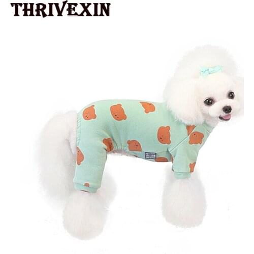 Four Feet Dog Lightweight Sweater Pure Cotton Dog Jumpsuits 4 Legs Dog T-Shirt Stylish Puppy Costume for Large Medium Small Dogs