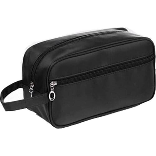 Mens Polyester Cosmetic Bag Outdoor Travel Waterproof Wash Bag Toothpaste Towel Storage Bag