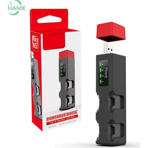 Portable charger, Mini USB charger for NS joy con button, small, left and right, switch basic charger