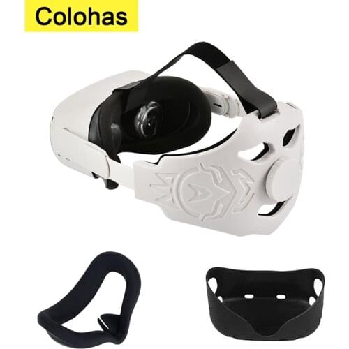 Adjustable Halo Head Strap For Oculus Quest 2 Accessoroes VR Headset Oculus Quest 2 Headband Quest 2 Head Strap Accessories