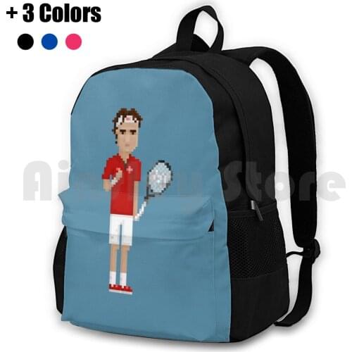 Roger Outdoor Hiking Backpack Riding Climbing Sports Bag Tennis Tenis Wimbledon Master Sports Switzerland Swiss Davis Cup Grand