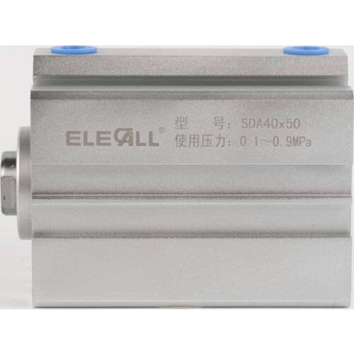 SDA40mm*15mm / 40mm Bore 15mm Stroke Compact Air Cylinders Double Acting Pneumatic Air Cylinder
