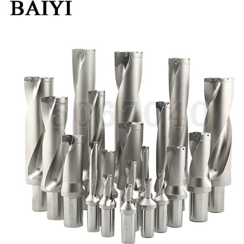 SP series U drill 12.5mm-36mm 2D 3D 4D depth fast drill Indexable bit drilling for Each brand SP series blade Machinery Lathes