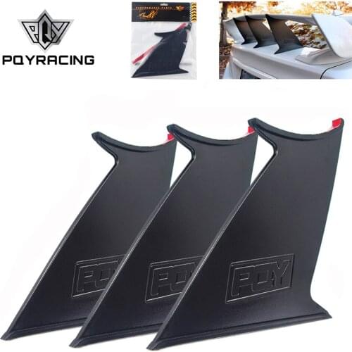 Spoiler Wing Stabilizer For subaru STI 2015-18 Spoiler Wing Stiffi Support Rally With PQY logo One Piece PQY-WSS02