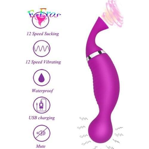 G Spot sucker Vibrator Silicone Clitoris Sucking Vibrators for Women Powerful stimulate Female Sex Toys USB Rechargable