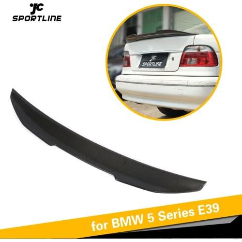 Carbon Fiber Rear Trunk Spoiler for BMW 5 Series E39 1996 - 2003 Rear Wing Spoiler Boot Lid
