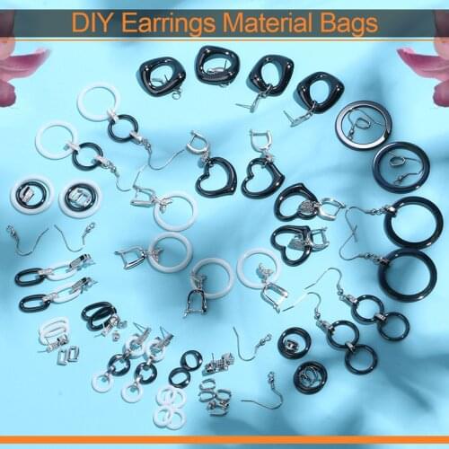 DIY Earring Findings Earrings Clasps Ceramics Hooks Fittings DIY Jewelry Making Accessories Iron Hook Earwire Jewelry
