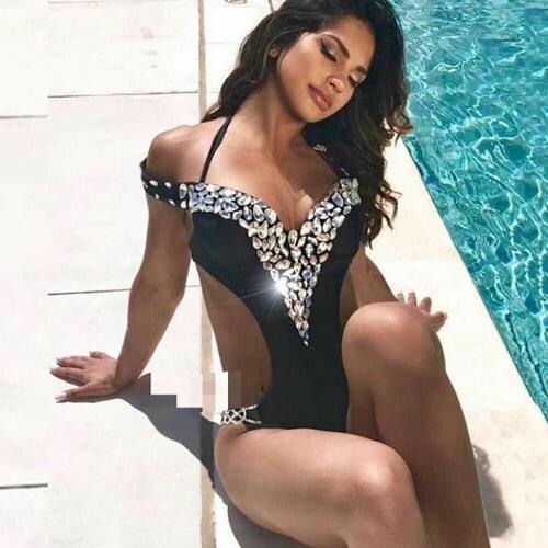 Womens Swimwear Push Up Padded Bra Swimsuit Sexy Bikinis 2021 Woman Swimsuits Beach Bathing Suit One Piece Bodysuit Monokini