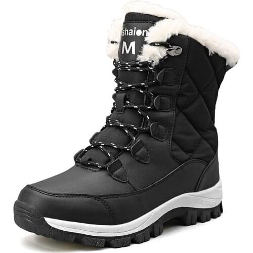 Winter Women Boots High Quality Keep Warm Snow Boots Women Lace-up Comfortable Ladies Boots Chaussures Femme