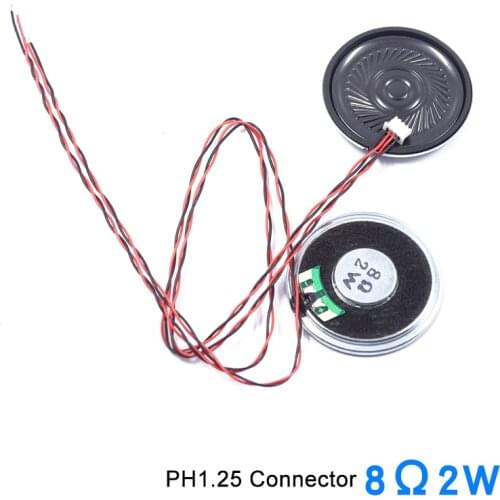 1Pair 8 ohm 2 W LCD TV built-in ultra-thin small speaker TV LCD Driver board speaker 40*5MM small terminal