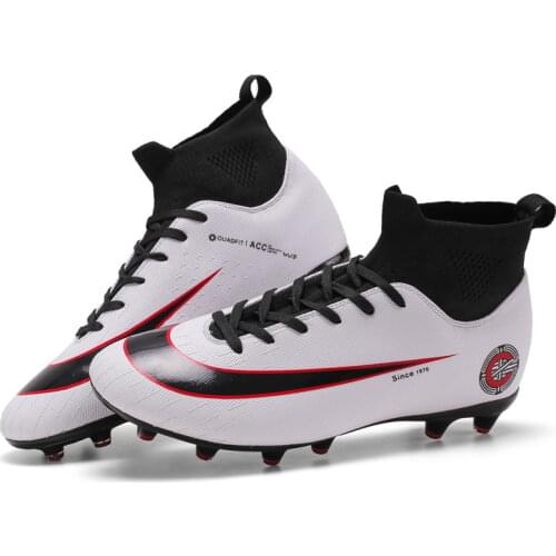2021 Adults Mens Soccer Cleats Turf Professiona Training Football Soccer Shoes Sneakers Football Breathable Shoes TF/FG 35-45