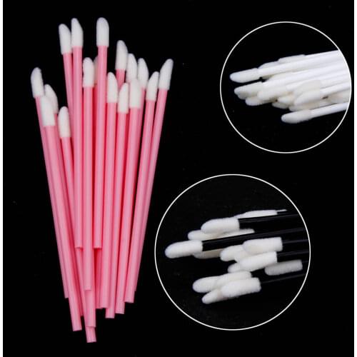50/100 PCS Disposable Lip Brush Women Cleaning Lipstick Eyelash Eyebrow Accessories Wholesale Gloss Wands Applicator MakeUp Tool