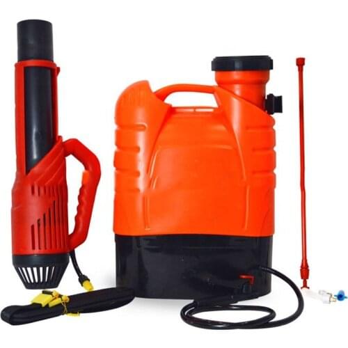 Real 16L Battery Powered Cordless backpack knapsack electrostatic machines mist spraying disinfect sanitisers fog fogger sprayer