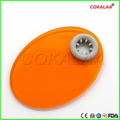 10pcs Dental LED Light Shading Film Block Rubber Gasket Cover Plate for Light Guide Bar Dental Curing Light Lamp Machine