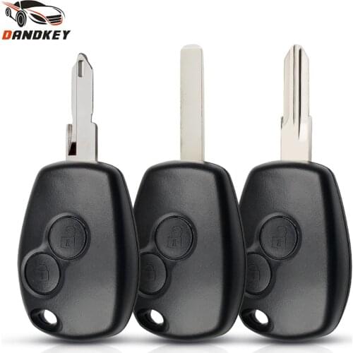 Dandkey Car Remote Key Shell 2 Buttons For Renault Megan Modus Clio 3 Kangoo Twingo Logan Sandero Duster NE72/VA2/VAC102 Blade