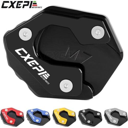 For Yamaha MT07 MT 07 MT-07 2014-2019 2018 2020 Motorcycle CNC Kickstand Side Stand Enlarge Extension Pad Support Accessories