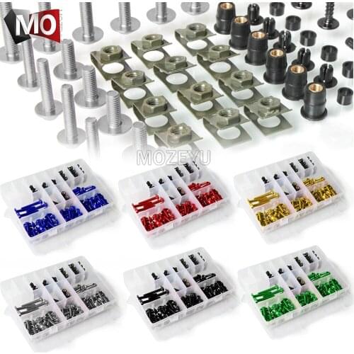 For Yamaha TRX850 TW125 TZR 125 250 Venture XVZ 1200 Virago XV 125 250 Motorcycle Fairing Body Bolts Kit Fastener Clips Screw