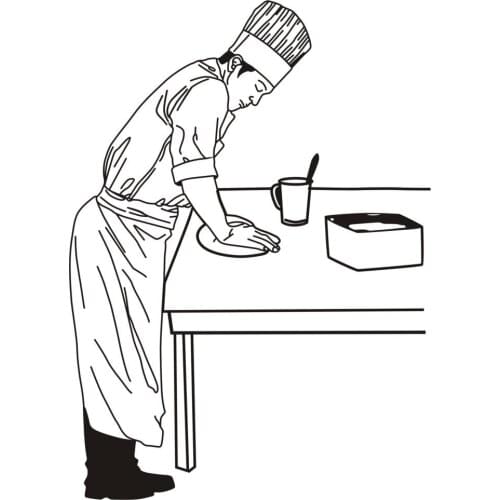 Kitchen Bakery sticker cake shop tabnab handmade glass door applique decoration stickers shop decorations free shipping