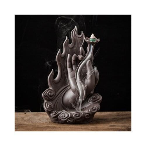 Zisha backflow incense burner creative bergamot aromatherapy burner ornaments home Zen tea ceremony aromatherapy burner